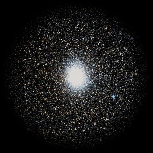 Survey photograph of M 19: 29′ of sky, north up and east to the left, with the stars around it taken out