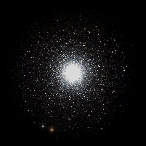 Survey photograph of M 53: 22′ of sky, north up and east to the left, with the stars around it taken out
