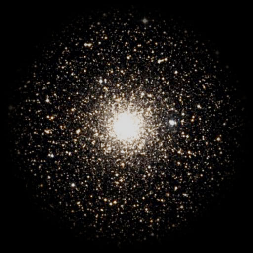 Survey photograph of M 56: 15′ of sky, north up and east to the left, with the stars around it taken out