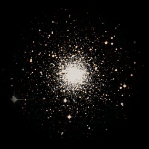 Survey photograph of M 72: 11′ of sky, north up and east to the left, with the stars around it taken out