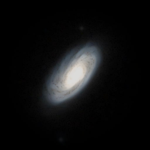 Survey photograph of M 88: 12′ of sky, north up and east to the left, with the stars around it taken out