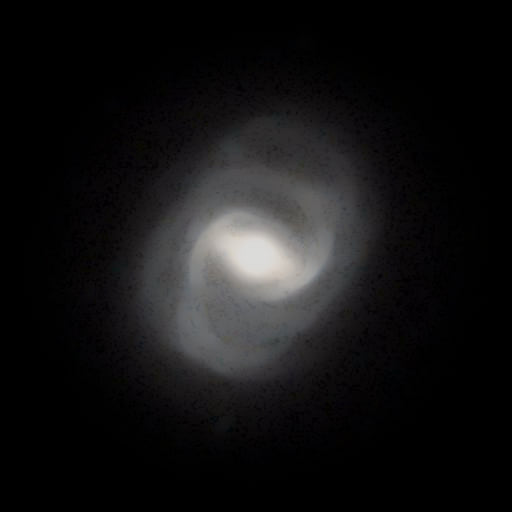 Survey photograph of M 91: 9.2′ of sky, north up and east to the left, with the stars around it taken out
